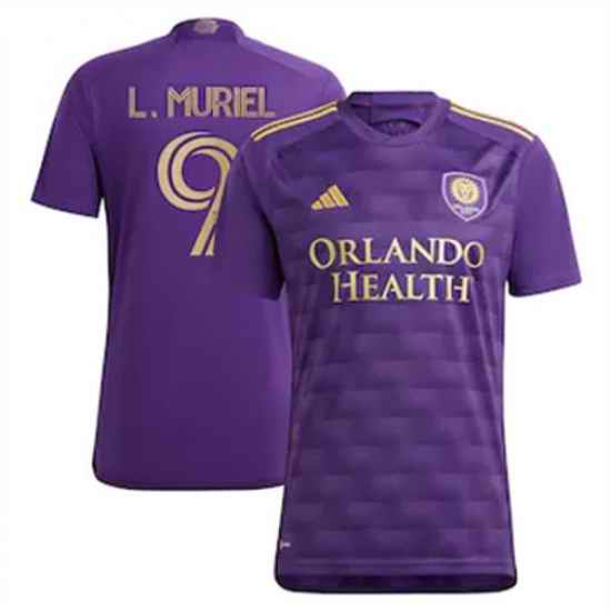 Men Orlando City SC Luis Muriel 2023 24 Home Replica Purple